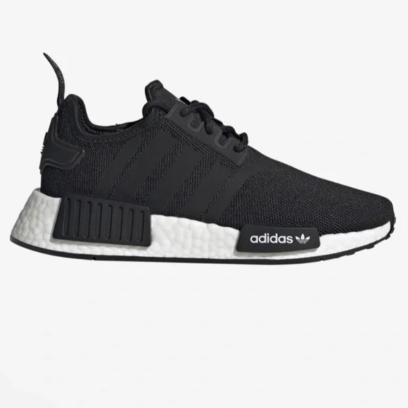 Adidas nmd r1 sneaker black white mens 5 - Picture 1 of 5